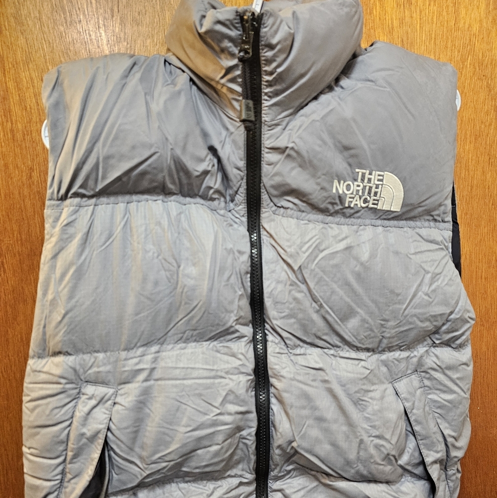 The North Face Gray Puffer Vest